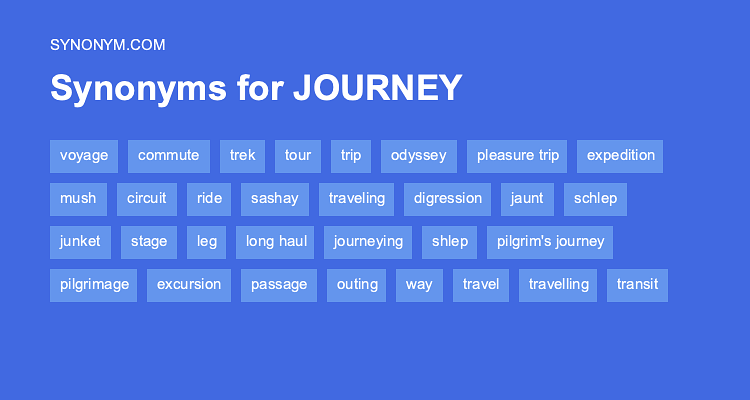 synonym for journey