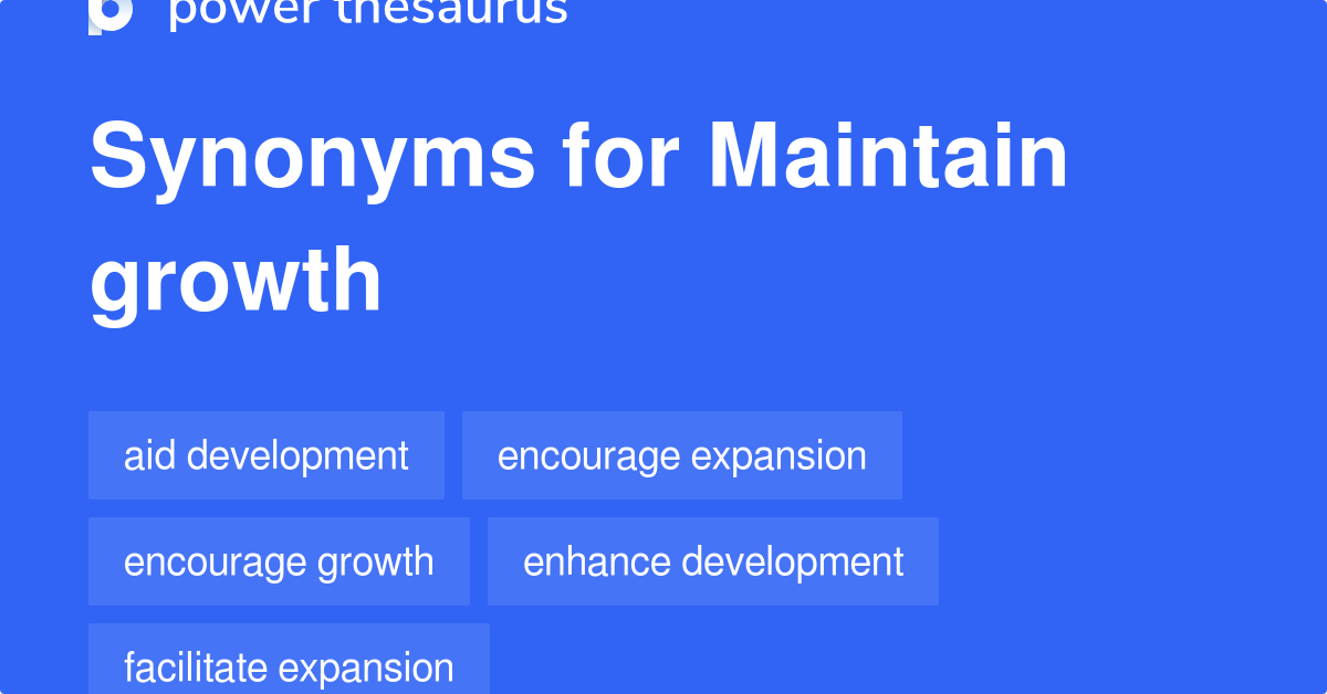 synonym for maintain