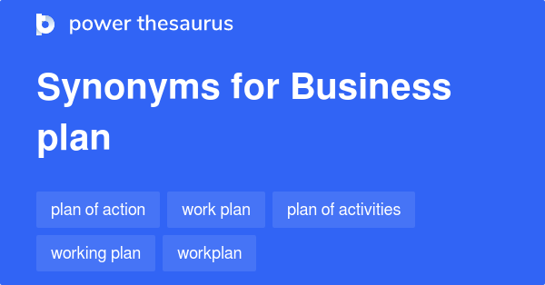 synonym for plans