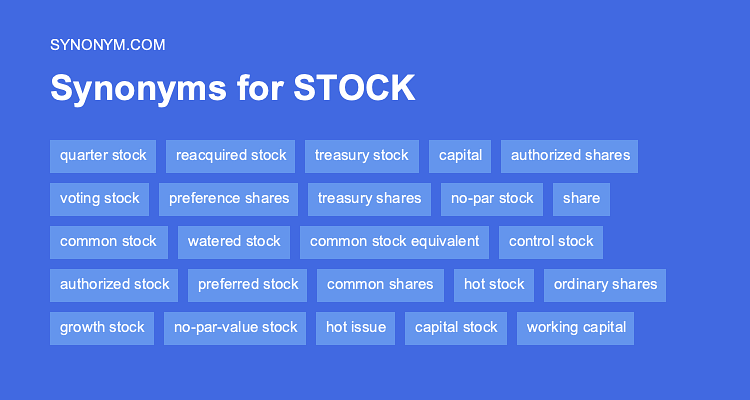 synonym for stock