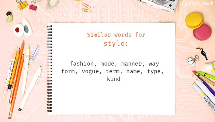 synonym for styled