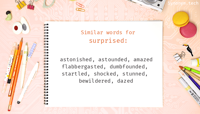 synonym for surprise