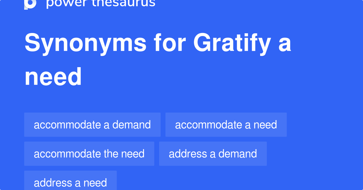 synonym gratify