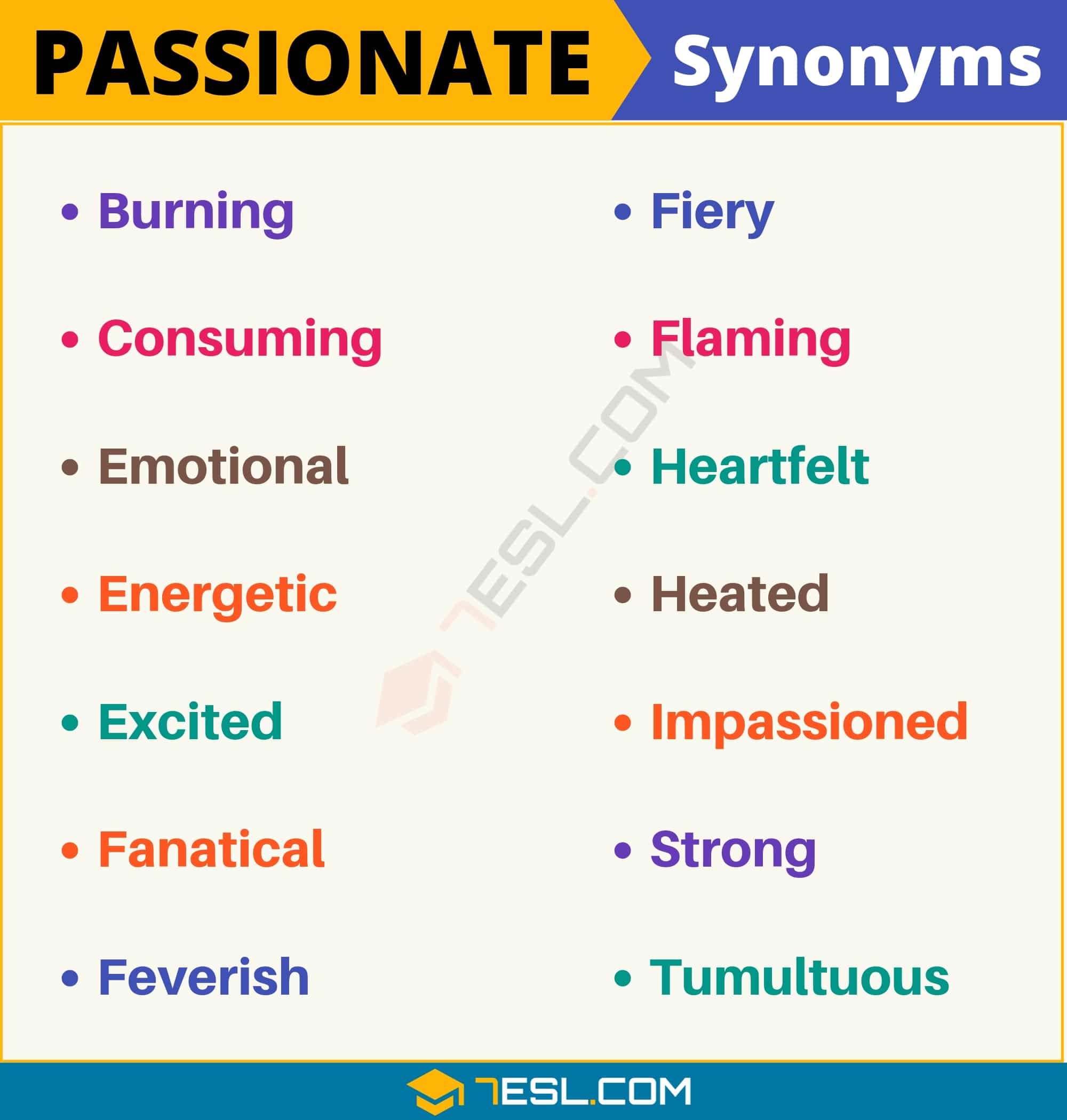 synonym passionately