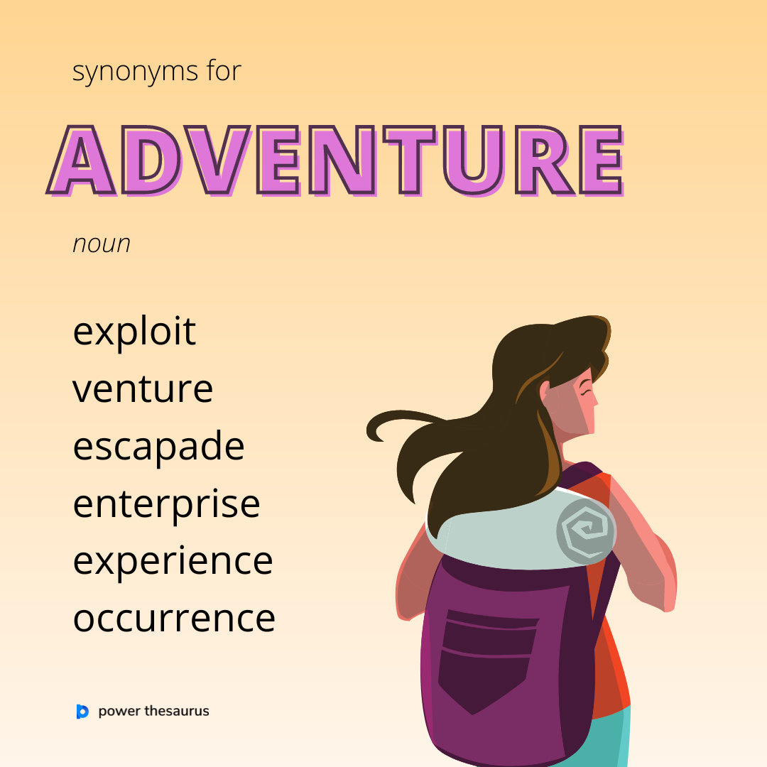 synonyms for adventure