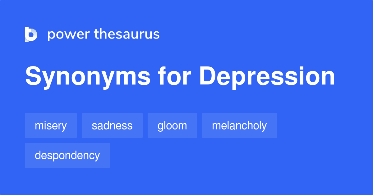 synonyms for economic depression