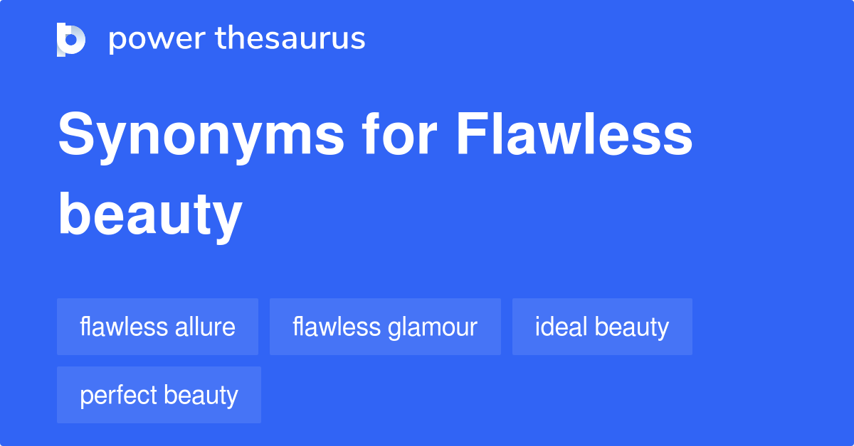 synonyms for flawless