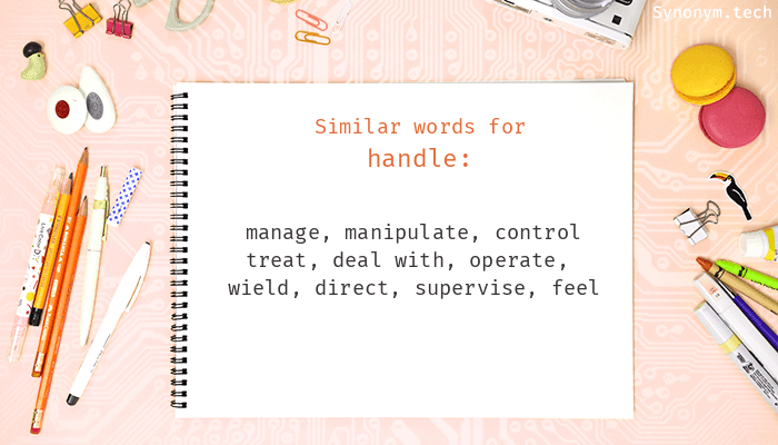 synonyms for handle