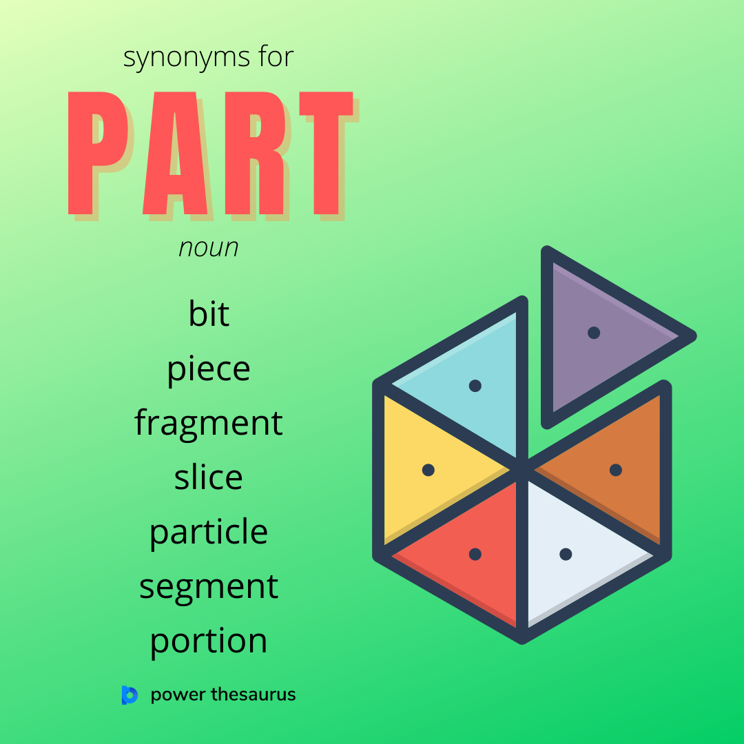 synonyms for piece