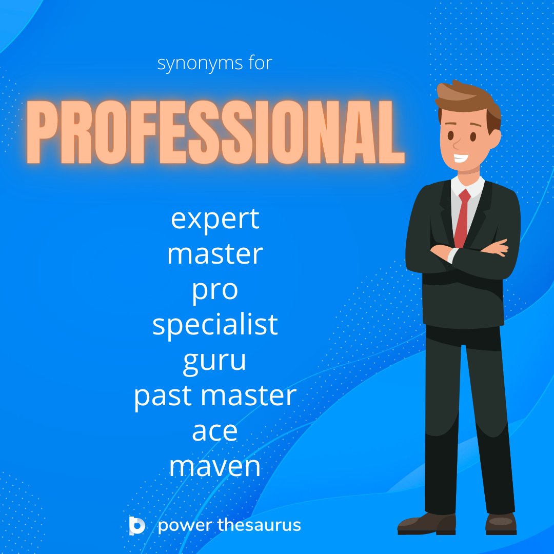 synonyms for professional