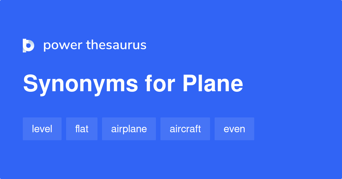 synonyms plane