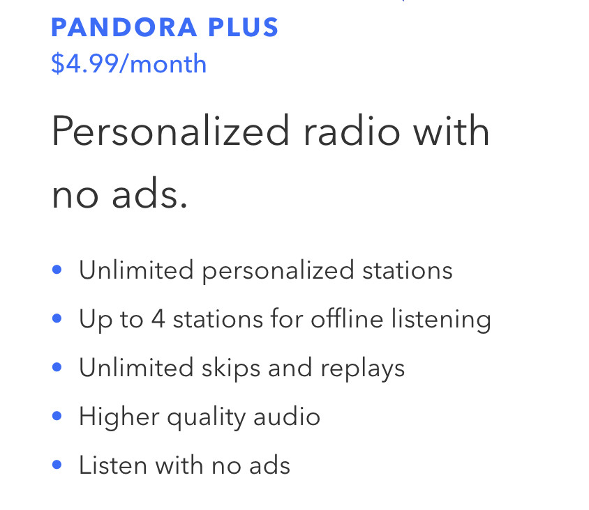 t-mobile ad-free pandora not working