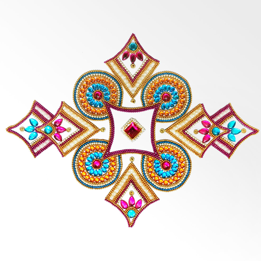 table rangoli design