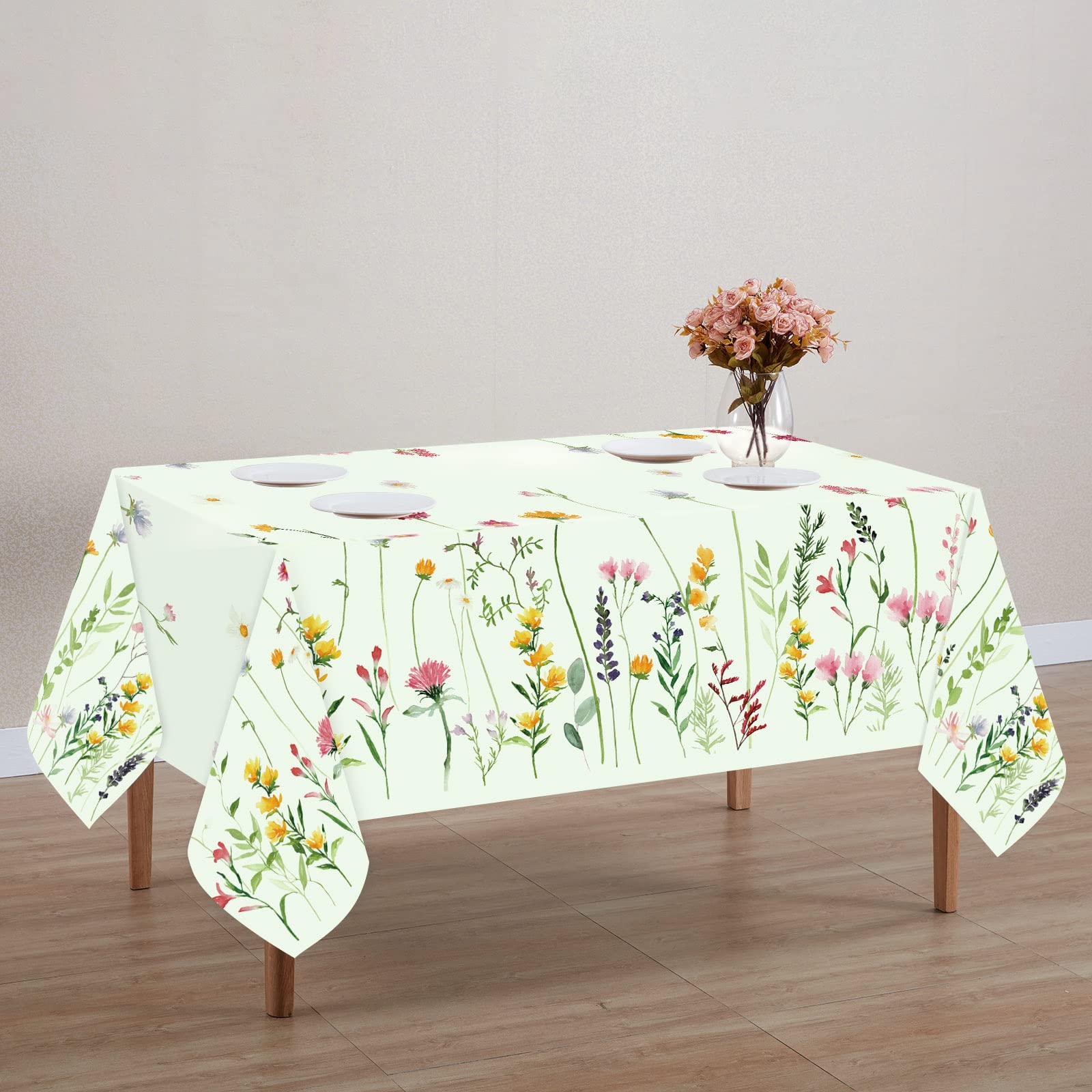 tablecloth flowers