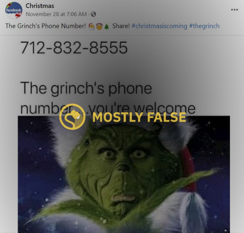 talk to the grinch on the phone