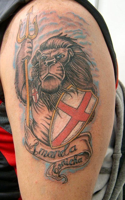 tattoo england flag