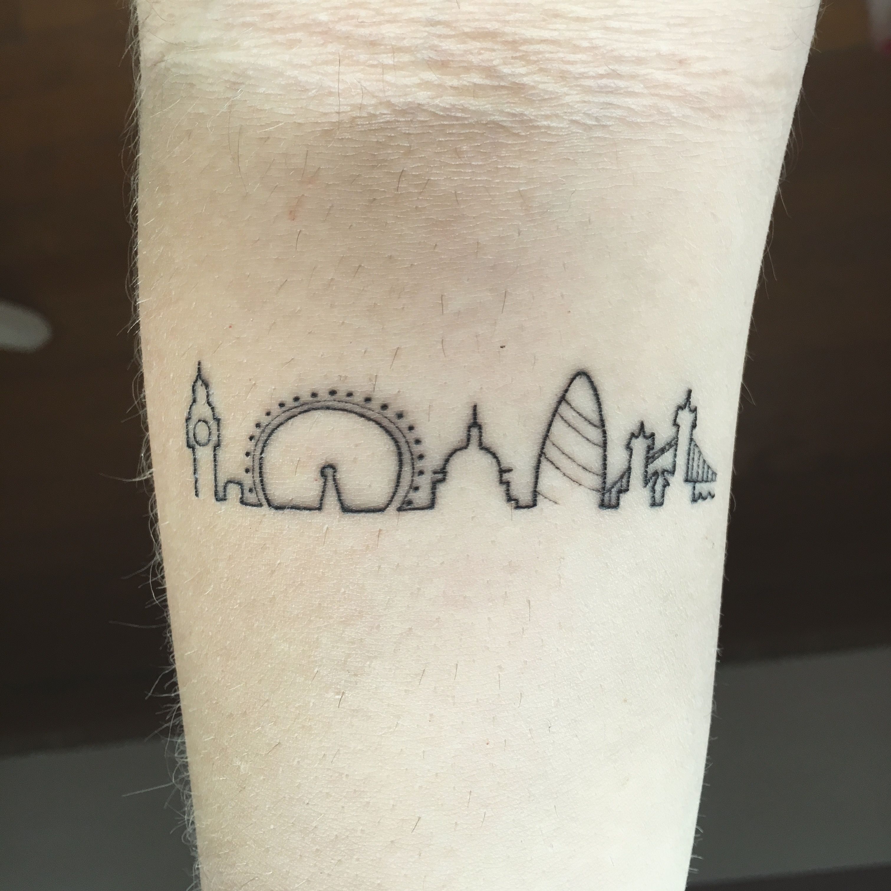 tattoo london skyline