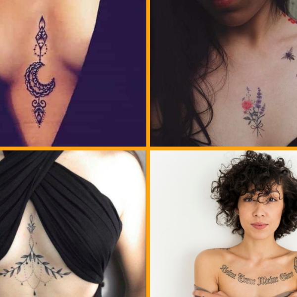 tatuajes mujer pecho