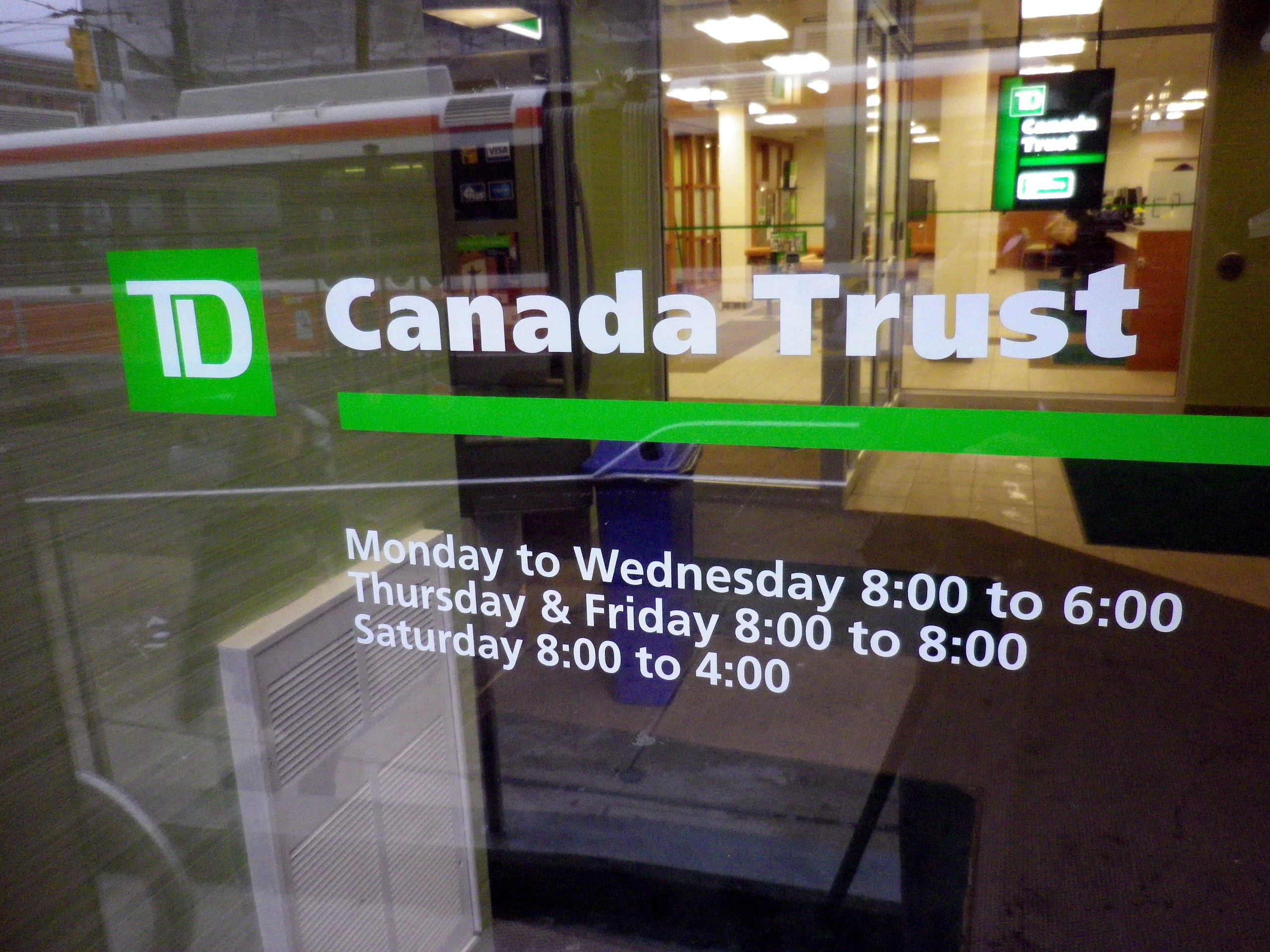 td canada trust hours
