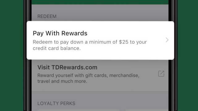 td rewards redeem