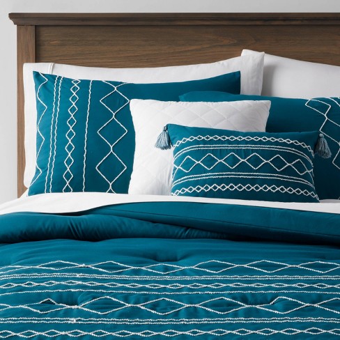 teal colored comforter sets