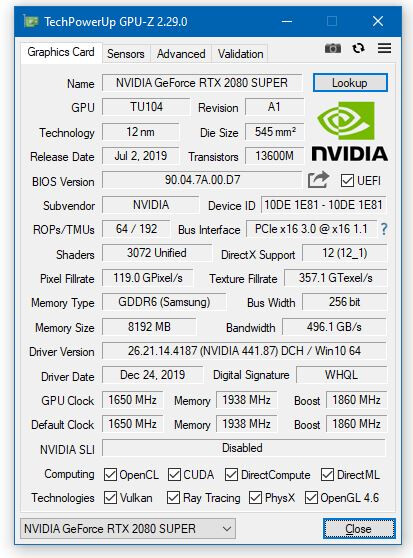 tech power gpu z