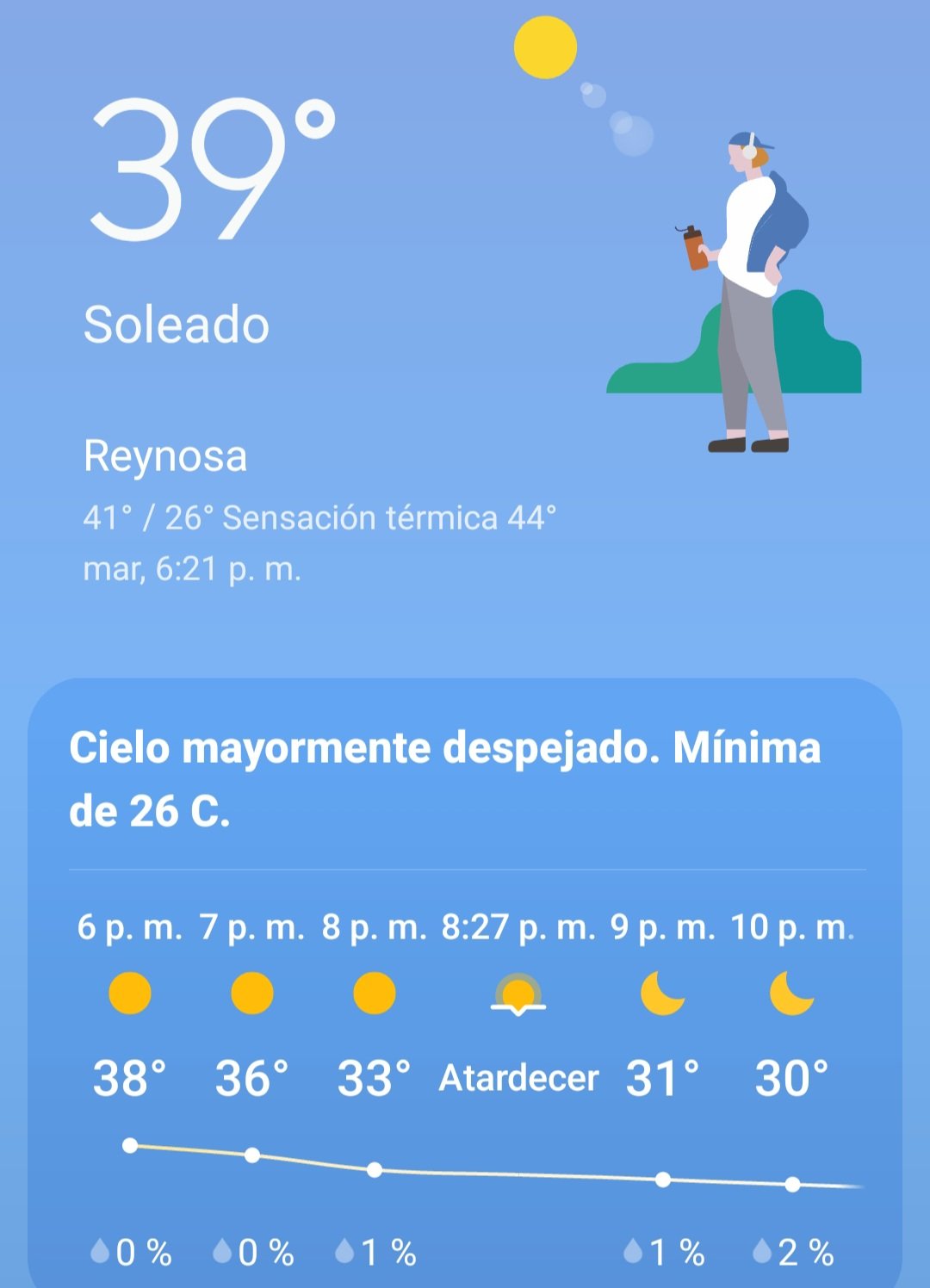 temperatura en reynosa tamaulipas