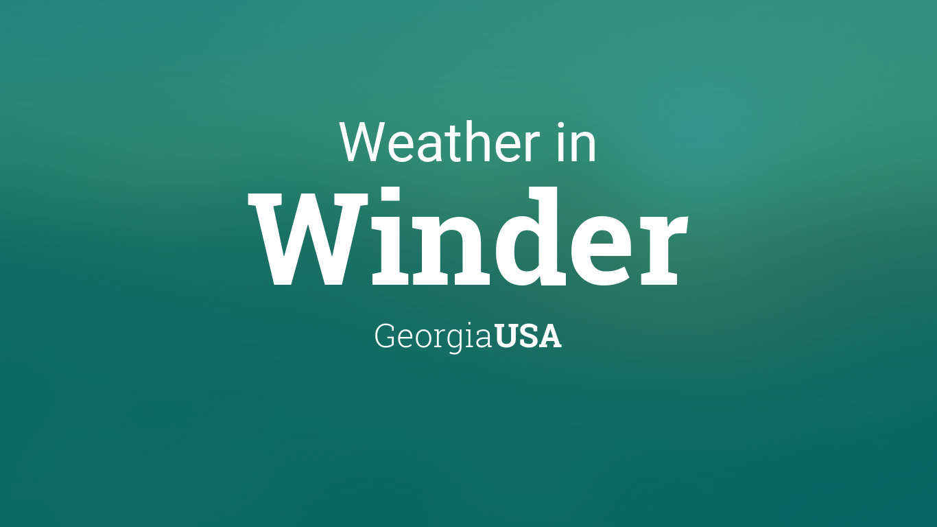 temperature in winder georgia