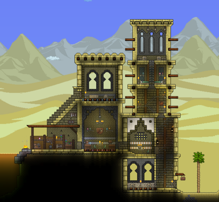 terraria desert house