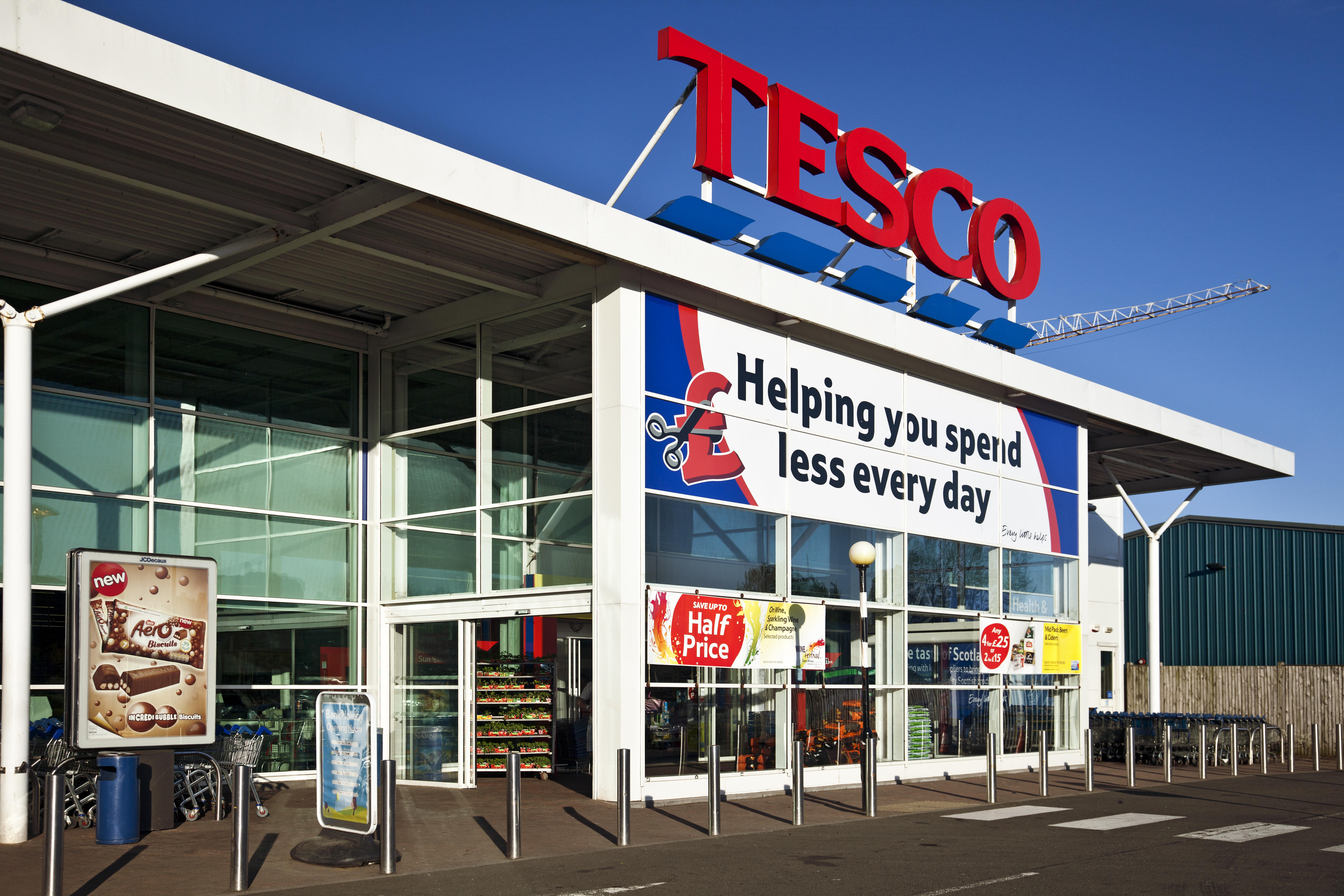 tescos opening times sunday