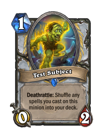 test subject hearthstone