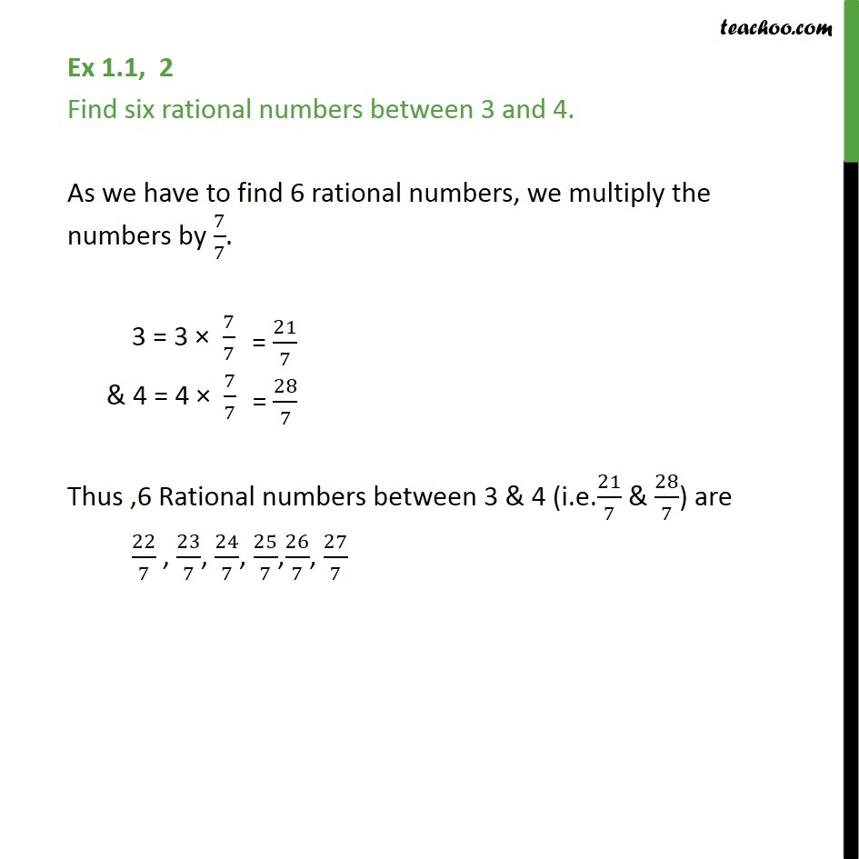 the three rational between 3 and 4