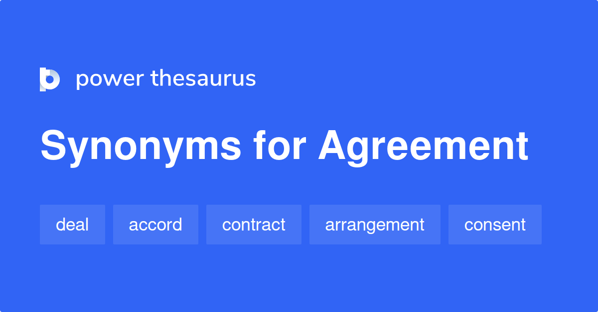 thesaurus agreement