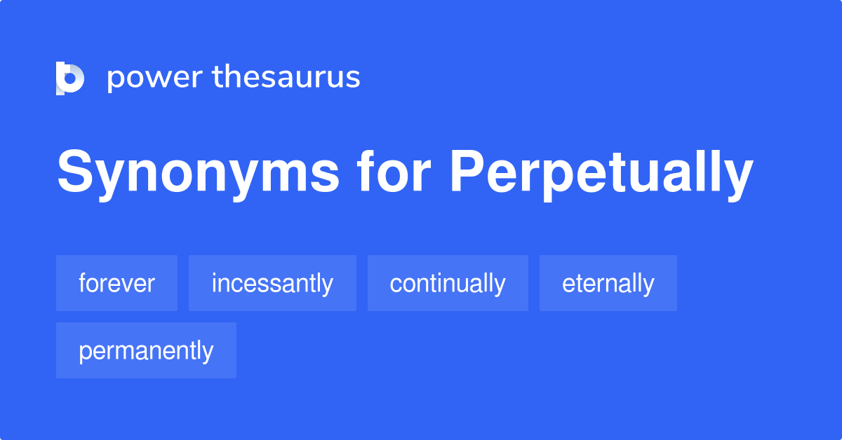 thesaurus incessant