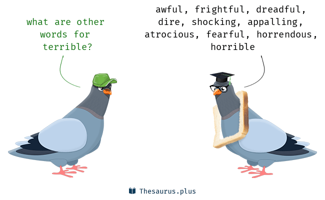 thesaurus terrible
