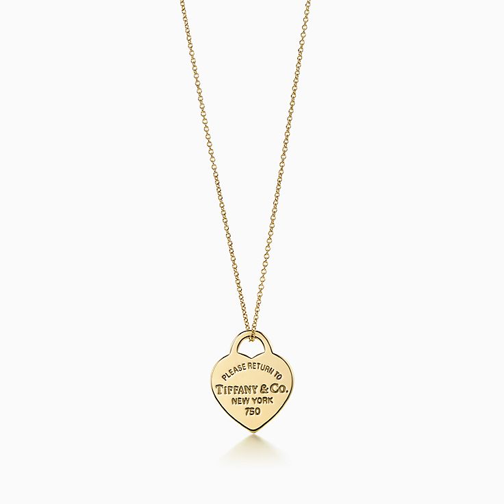 tiffany & co gold necklace