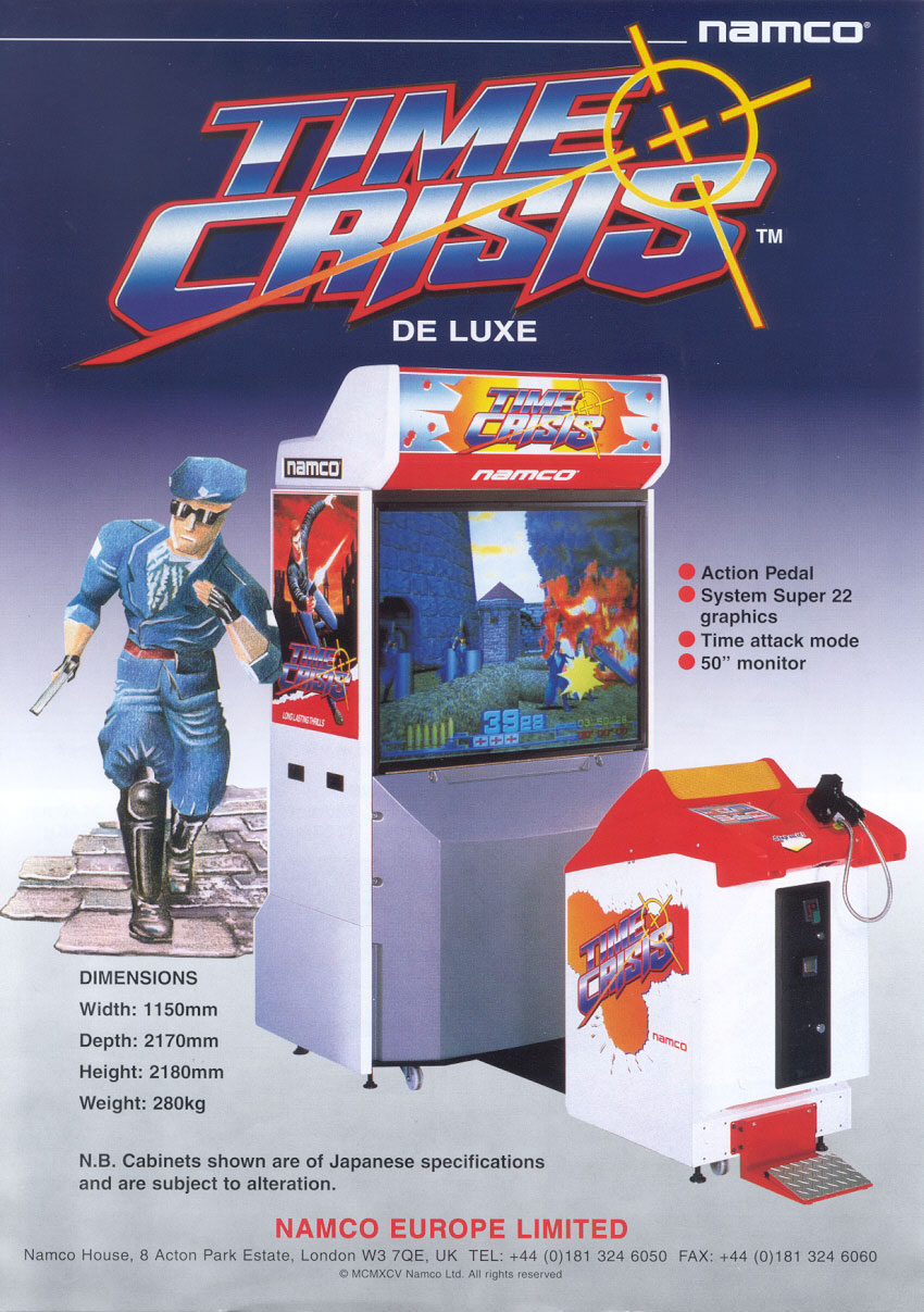 time crisis 1 arcade machine