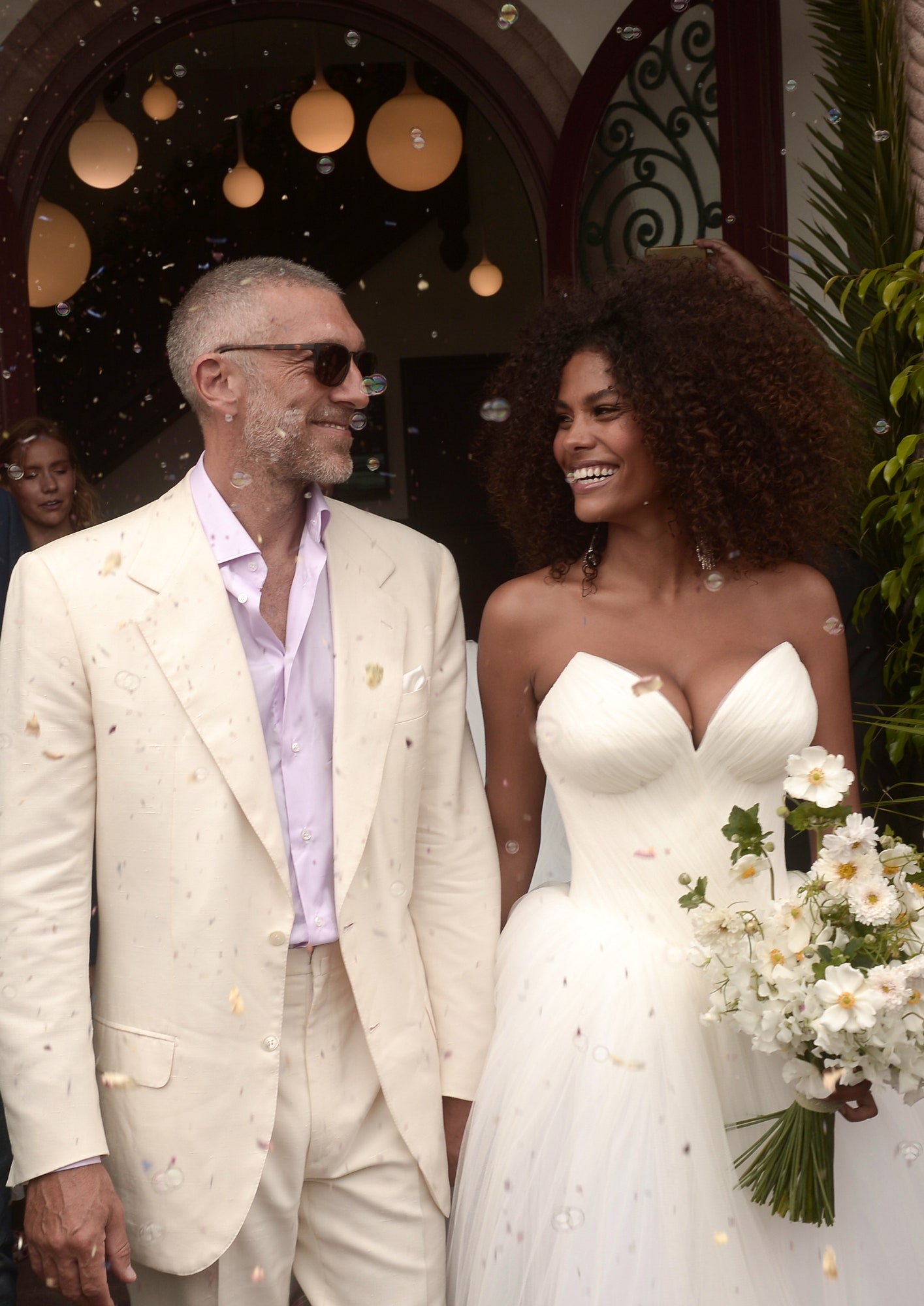 tina kunakey wedding dress