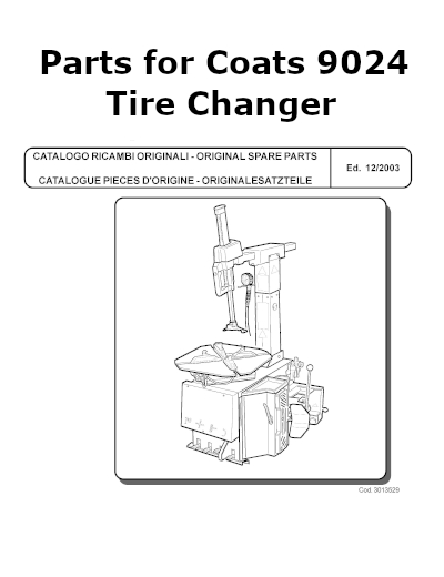 tire changer parts