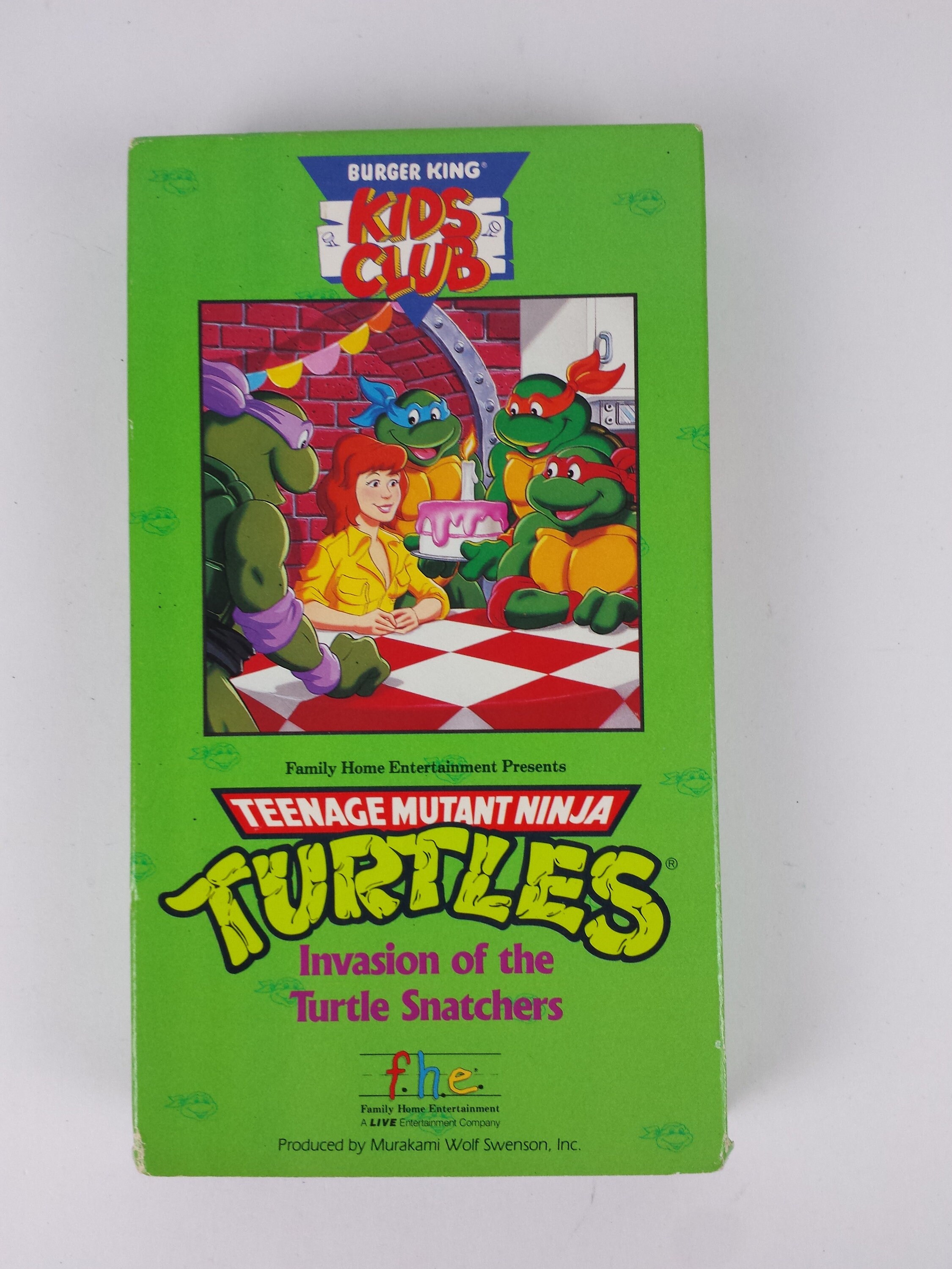 tmnt burger king vhs