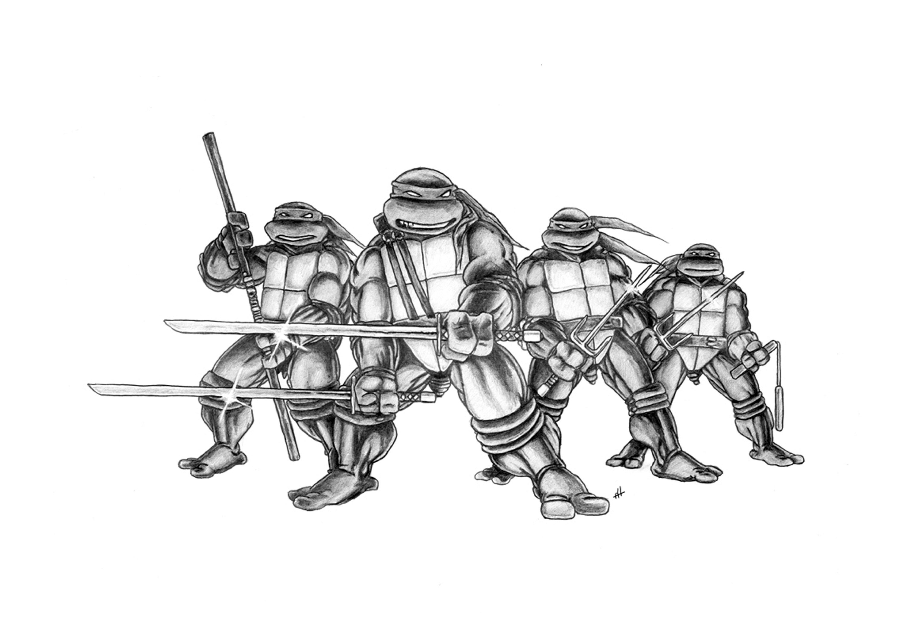 tmnt drawings