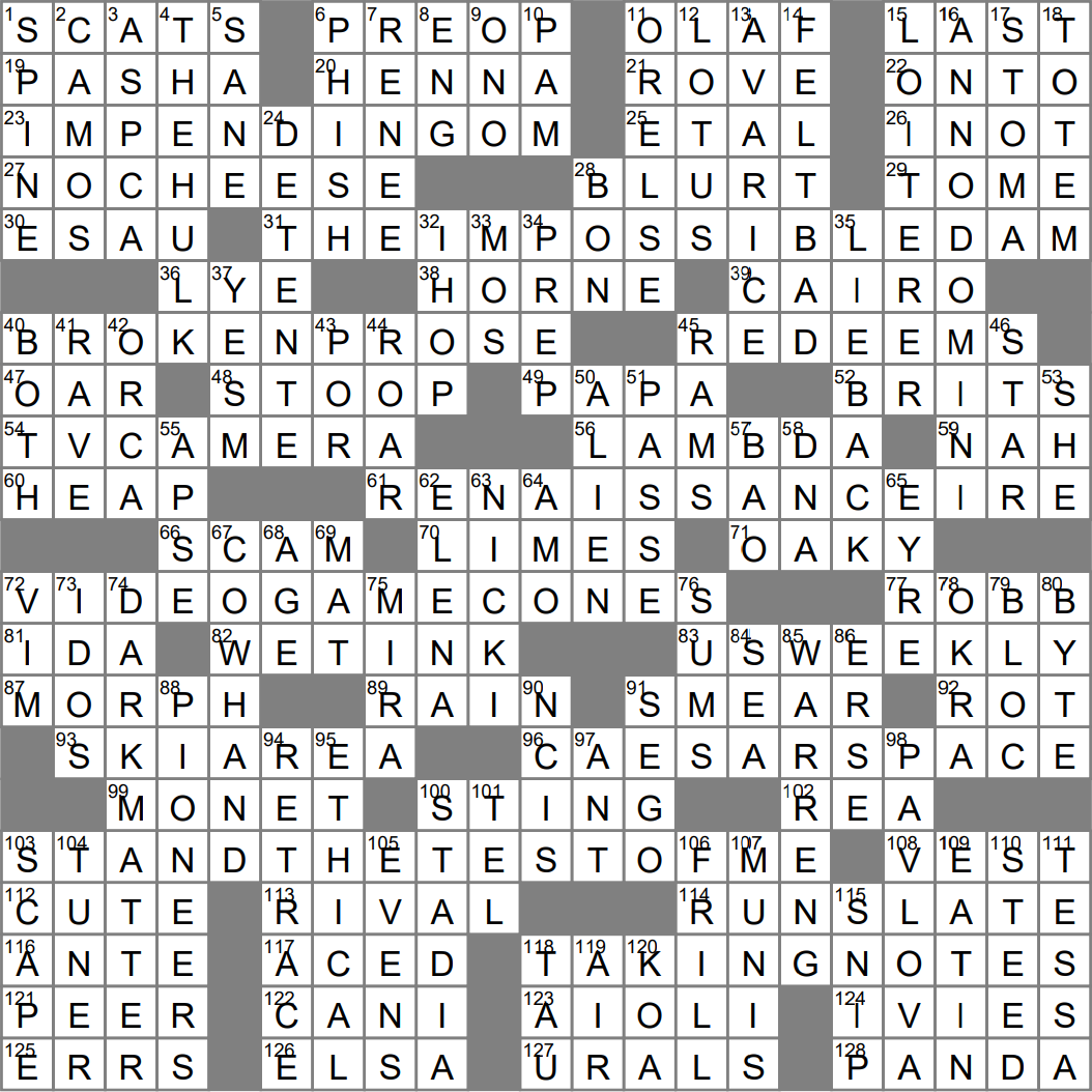 to smear crossword clue 6 letters