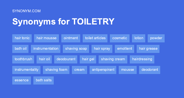 toiletries synonym