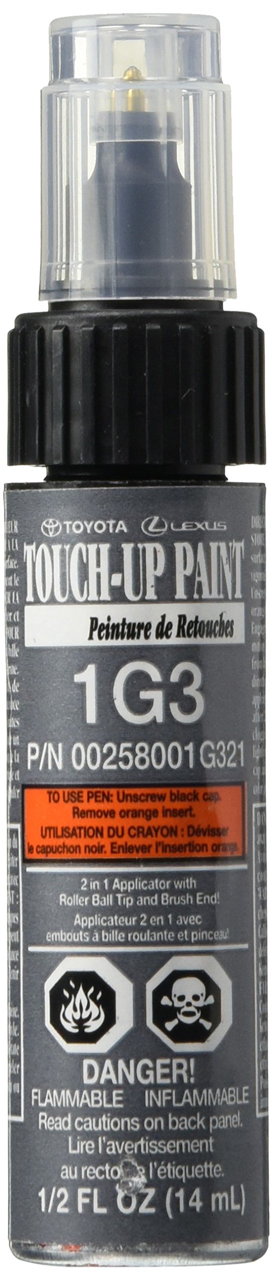 toyota magnetic gray touch up paint