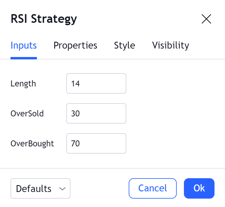 tradingview rsi strategy