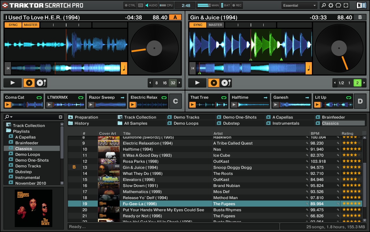 traktor pro 2 scratch