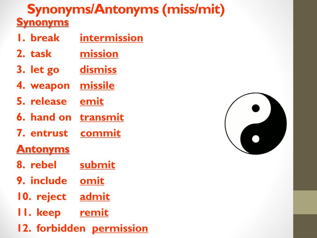 transmit antonym