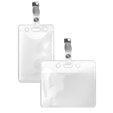 transparent id holder