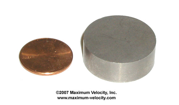 tungsten weight per cubic inch