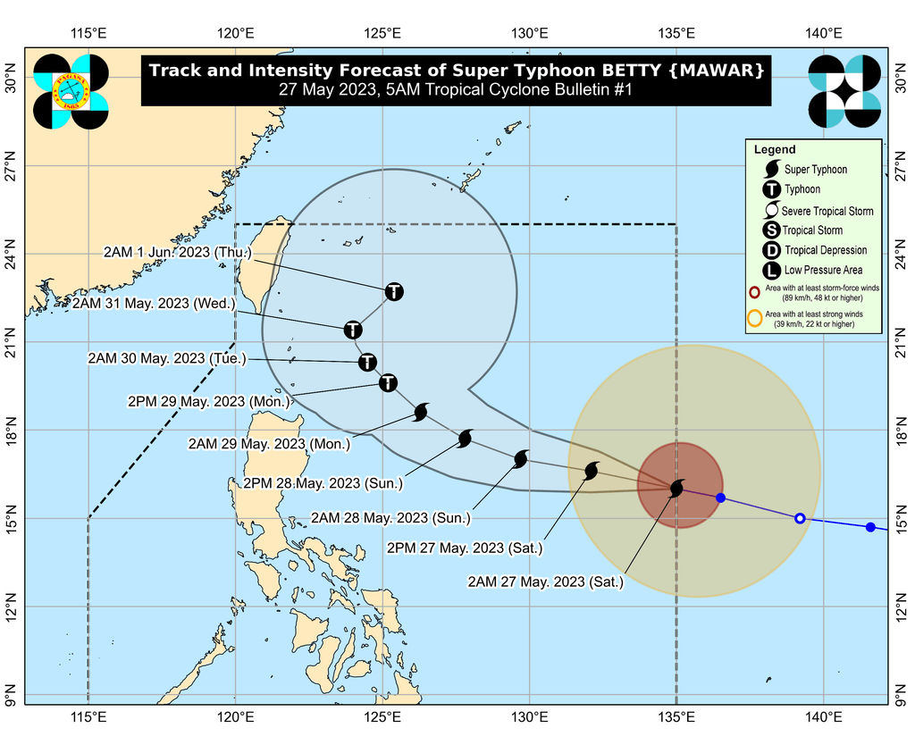 typhoon betty pagasa